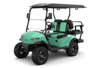 Sea Foam Madjax E4 Series LIthium Lifted Golf Cart2